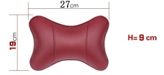 All artificial leather car neck pillows comfortable universal single pcs headrest fit for most cars fills fiber