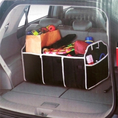 Auto Accessories Car Organizer Black Trunk Collapsible Toys Food Storage Truck Cargo Container Bags Box Car Stowing Styling
