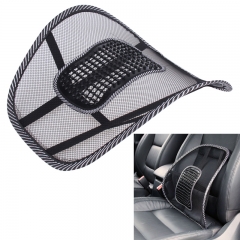 Universal Car Seat Chair Back Massage Lumbar Support Waist Cushion Mesh Ventilate Cushion Pad For Car Office Home Car Styling