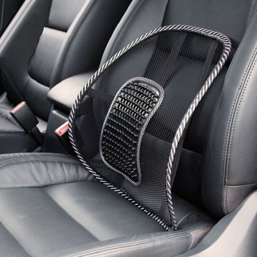 Universal Car Seat Chair Back Massage Lumbar Support Waist Cushion Mesh Ventilate Cushion Pad For Car Office Home Car Styling