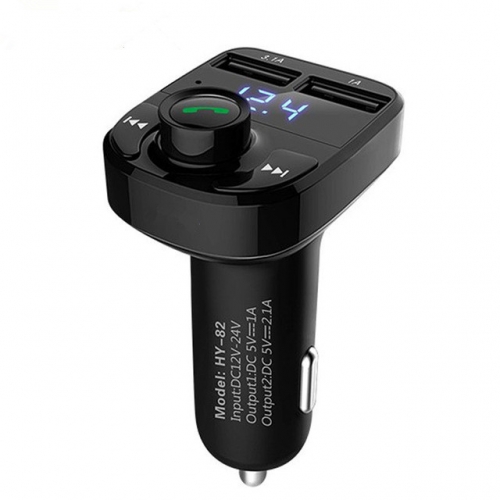 Car MP3 Audio Player Bluetooth Car Kit FM Transmitter Handsfree Calling 5V 4.1A Dual USB Car Charger Phon