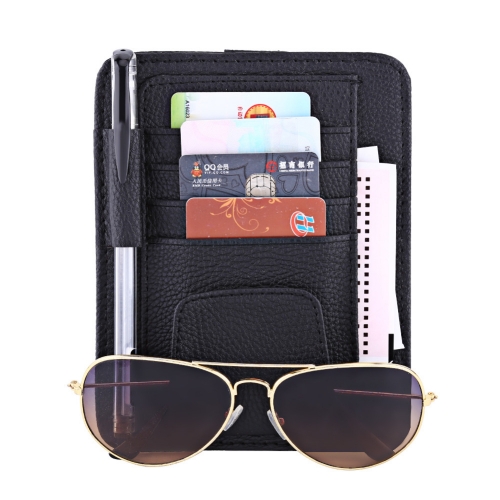 Car-Styling Auto Car Visor Card Storage Sun Visor Organizer Pouch Bag Card Storage Glasses Holder Clip Visor Storage holder