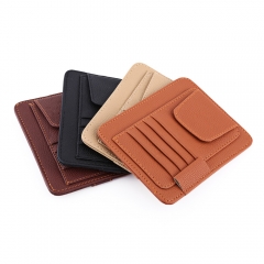 Car-Styling Auto Car Visor Card Storage Sun Visor Organizer Pouch Bag Card Storage Glasses Holder Clip Visor Storage holder