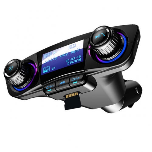 YIJ Power ON OFF Bluetooth 4.0 FM Transmitter Modulator Handsfree Car Kit TF USB Music AUX Audio MP3 Player