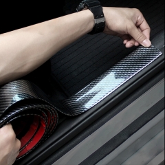 Car Stickers 5D Carbon Fiber Rubber Styling Door Sill Protector Goods For KIA Toyota BMW Audi Mazda Ford Hyundai Etc Accessories