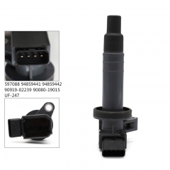 IGNITION COIL UF-247 90080-19015 for TOYOTA CELICA COROLLA MATRIX MR2 SPYDER 597088 94859441 94859442 90919-02239