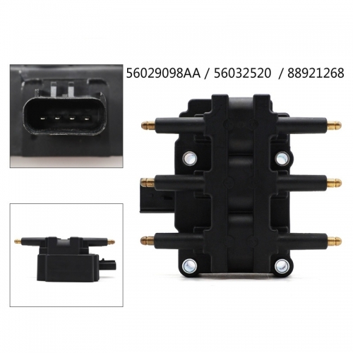 AM Autoparts 6-Lead Ignition Coil Pack For Ram Truck & Viper V10 8.0L 8.3L – 56029098AA