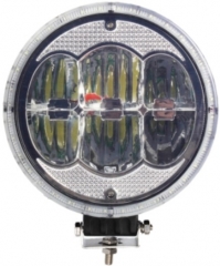 9 Inch Round LED Headlight for Trucks 90W 6000K 15W High Power LED 6Leds 4000LM 12V IP65 High Low Beam