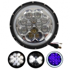 7 Inch Round LED Headlight for Trucks 60W 6000K 5W High Power LED 12Leds 4000LM 12V IP65 High Low Beam