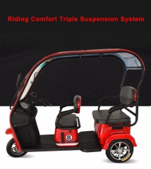 Electric Tricycle 3 Wheel Electric Leisure Scooter Battery Tricycle MODEL 8.0 30km/h ABS electronic brakes