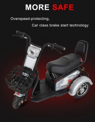 Electric Tricycle 3 Wheel Electric Leisure Scooter Battery Tricycle MODEL 7.0 25km/h ABS electronic brakes