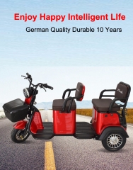 Electric Tricycle 3 Wheel Electric Leisure Scooter Battery Tricycle MODEL 4.0 25km/h ABS electronic brakes