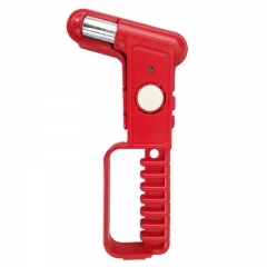 Bus Safety Hammer with Alarm Emergency Escape Tool Class Carbon Steel Window Punch Breaker with Long Handle