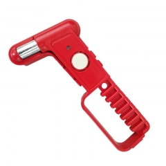 Bus Safety Hammer with Alarm Emergency Escape Tool Class Carbon Steel Window Punch Breaker with Long Handle