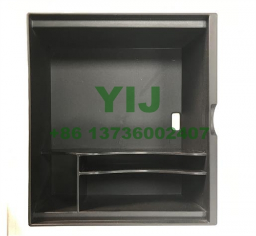 Large Central Control Storage Box Non Fully Hidden ABS Flocking for Tesla Model 3 Model Y 2021-2022 Tesla Accessories YIJ EV Parts YMISUBI