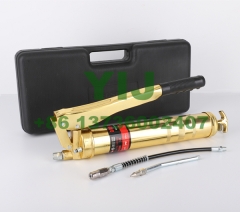 Grease Gun 900cc Gold Plating Double Pole Plastic Box Set YIJ Auto