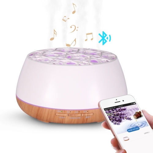App Remote Controlled Essential Oil Humidifier 400ml aroma diffuser