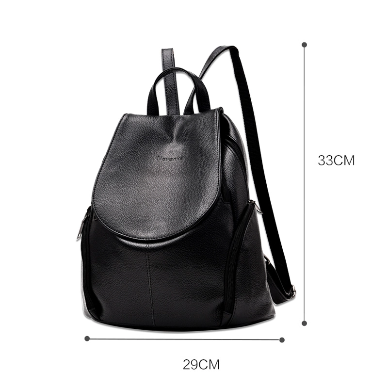 Nevenka 2018 Women Backpacks Fashion Leather Satchel  Bags Sac Zipper Bags Casual Shoulder Bags Mochila