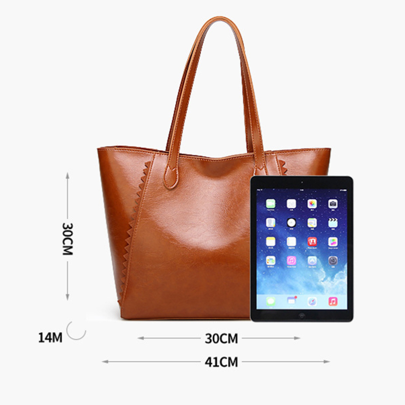 Nevenka Leather Handbags Women Casual Totes Brown Handbag Female Large Shopping Bags Luxury Handbags Women Bags Designer Big Bag