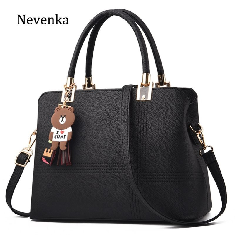 Leather Handbag Women Bags 2018 Designer Shoulder Bag Female Luxury Handbags for Girls Large Crossbody Bag with Tassel