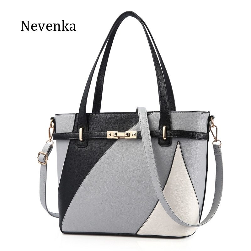 Nevenka New Design Women Fashion Style Handbag Female Luxury Chains Bags Sequined Zipper Messenger Bag Quality Pu Leather Tote