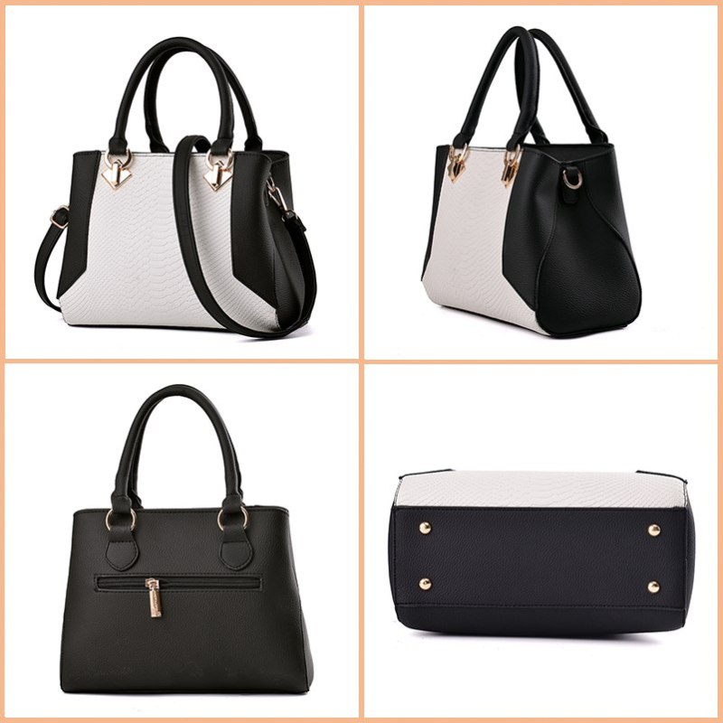 Women Leather Handbag Large Capacity Shoulder Bags Female Serpentine Handbags Ladies Purses and Handbags for Women 2018