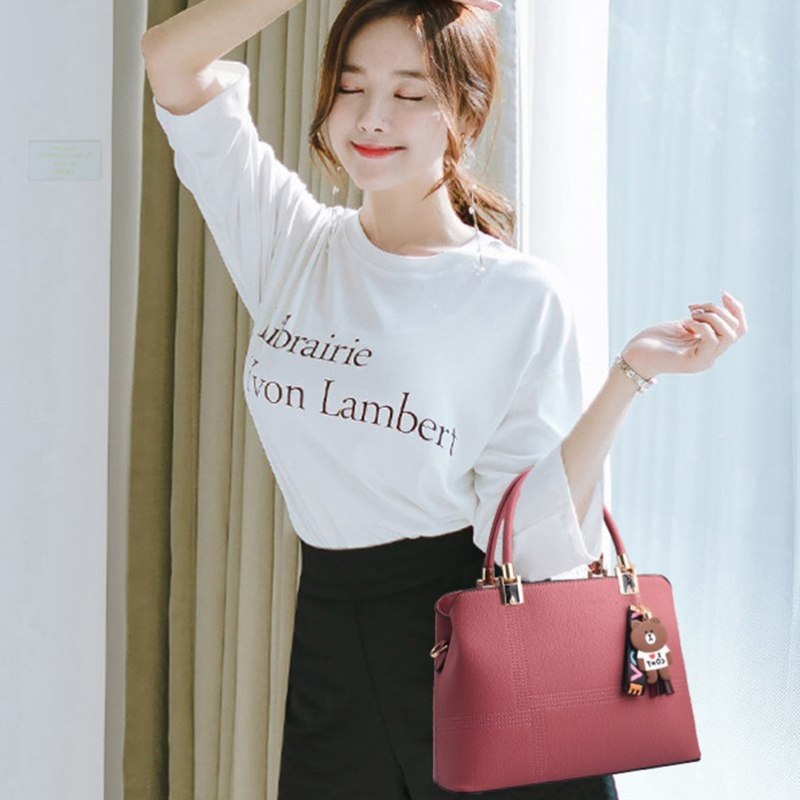 Leather Handbag Women Bags 2018 Designer Shoulder Bag Female Luxury Handbags for Girls Large Crossbody Bag with Tassel