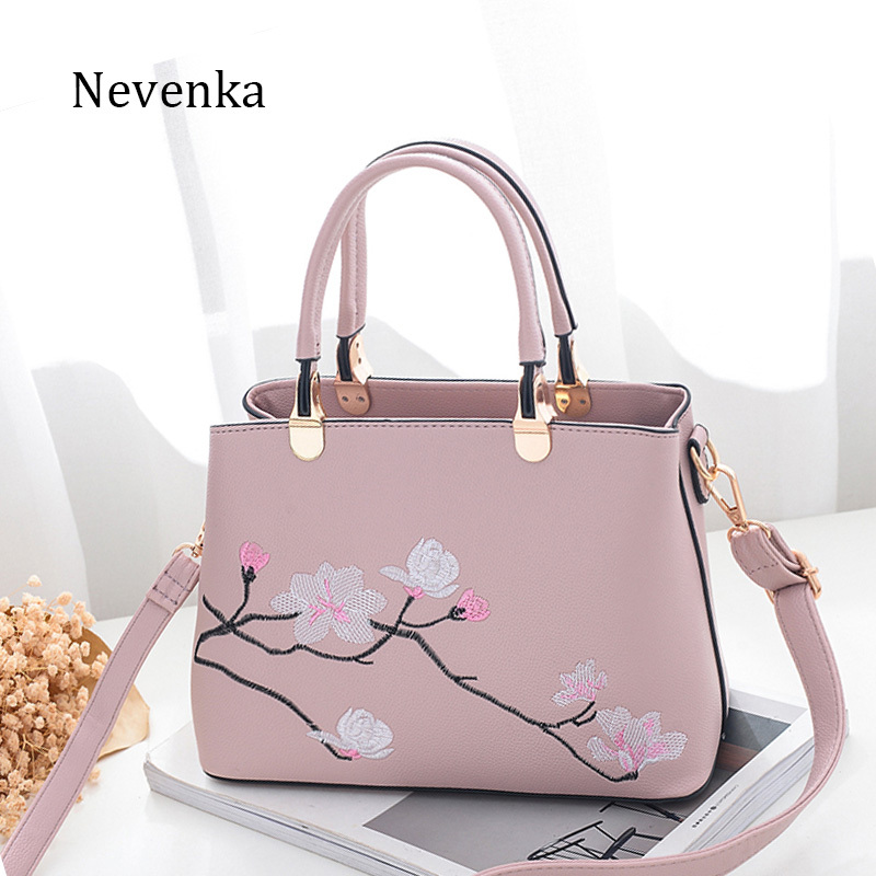 Women Bag Zipper Handbag Flower Quality Bags National Style Tote Ladies Evening Bag Female Colorful Messenger Bags Sac