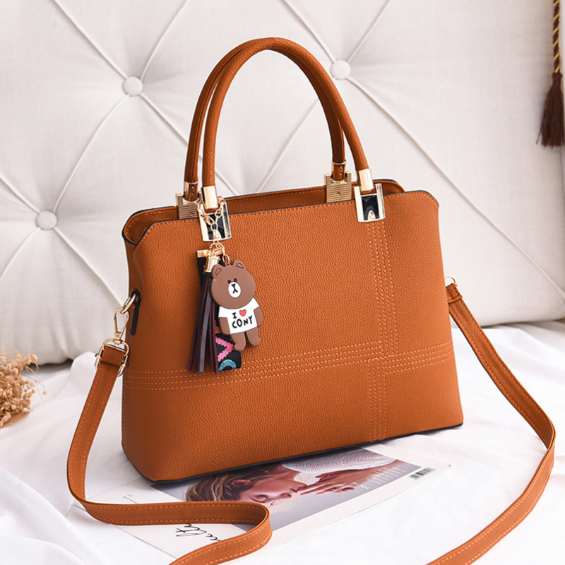 Leather Handbag Women Bags 2018 Designer Shoulder Bag Female Luxury Handbags for Girls Large Crossbody Bag with Tassel