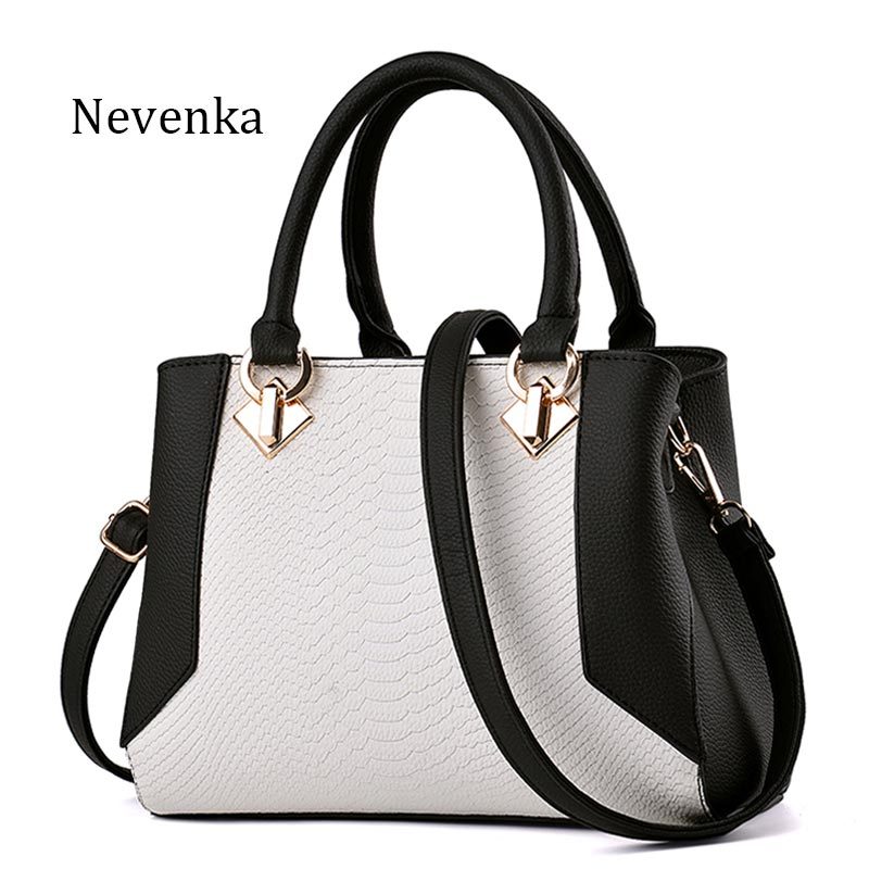 Women Leather Handbag Large Capacity Shoulder Bags Female Serpentine Handbags Ladies Purses and Handbags for Women 2018