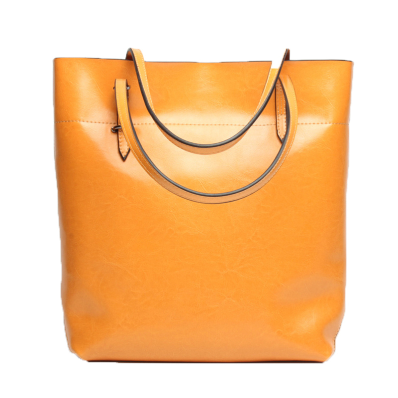 Genuine Leather Handbag Women Casual Tote Bag Female Large Capacity Shoulder Bags Luxury Handbags Women Bags Designer