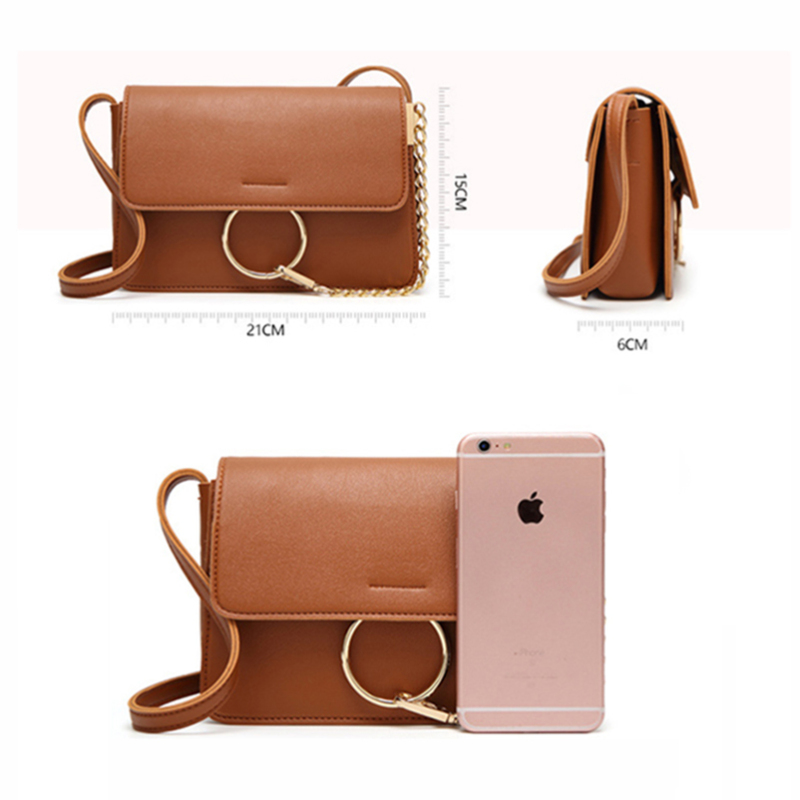 Mini Flap Bag for Women 2019 Leather Shoulder Bag Female Crossbody Bags with Chain Girls Purses and Handbags Pink Bag