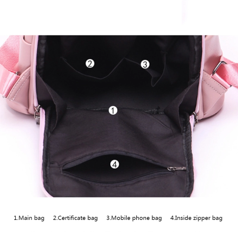 New fashionable bags of 2019, shoulder bags, ladies'sweetie PU backpacks, bow-knot bags