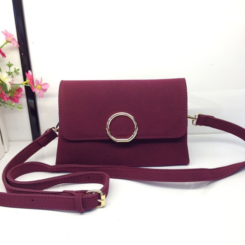Frosted Shoulder Crossbody PU Leather Bag For Women With Adjustablle Strap Fashion Bag