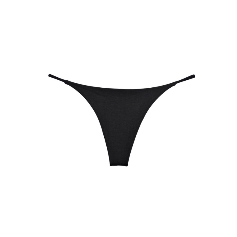 Nevenka Two-layer Thin Strap Sexy Thong Low-waist Double-layer Bikini Cotton Ladies Panties