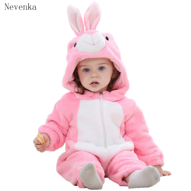 Nevenka Baby clothes one-piece flannel romper newborn clothing