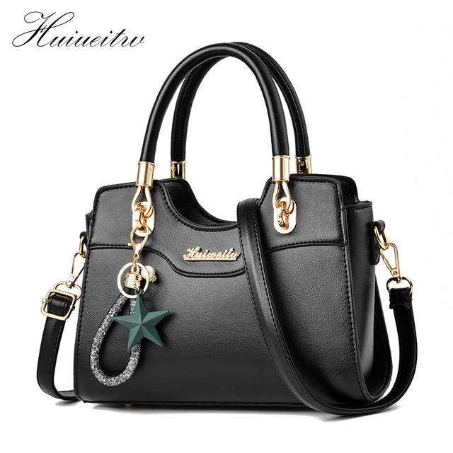 Huiueitw handbags Fashion Women Handbags Tassel PU Leather Totes Bag Crossbody Bag Shoulder Bag Lady Simple Style Hand Bags