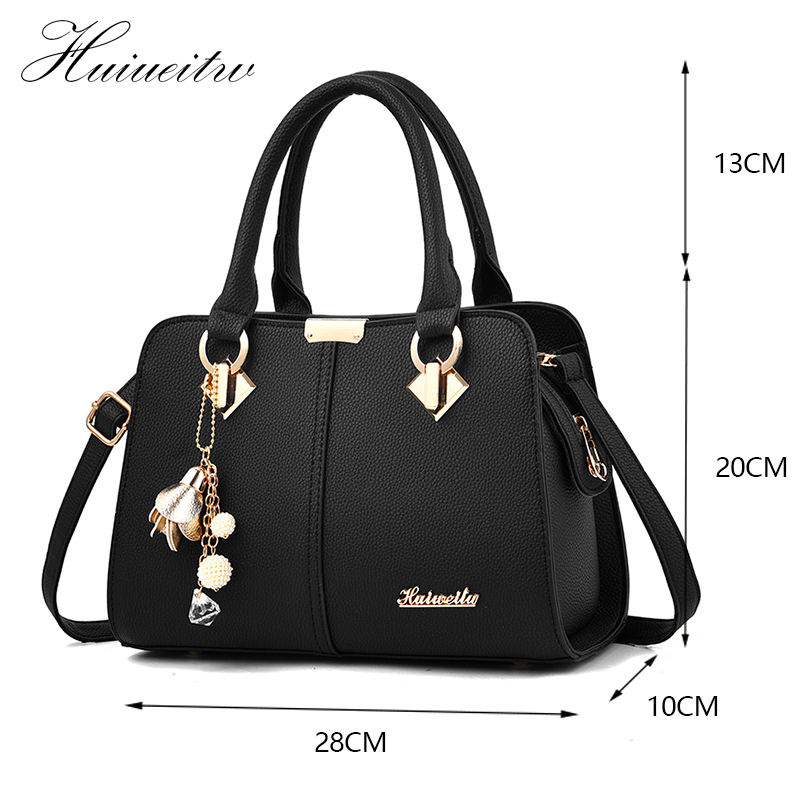 Huiueitw Handbags Luxury Ladies Hand Bags Purse Fashion Shoulder Bags Large Capacity Shoulder Bags Casual Tote Simple Top-handle Hand Bags