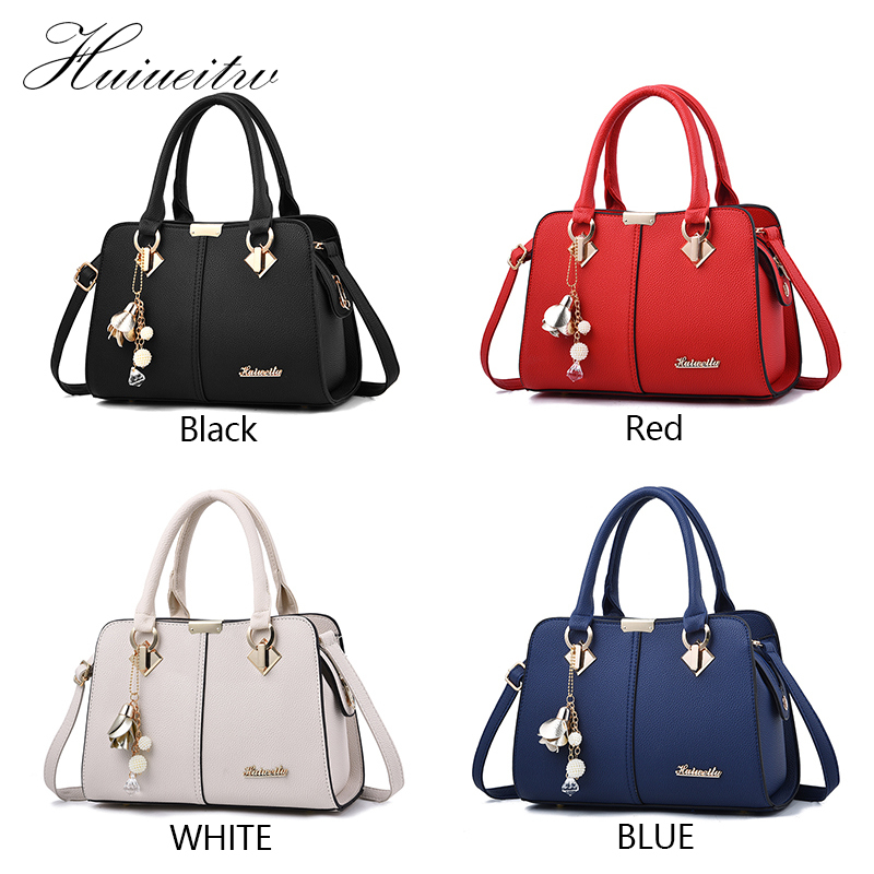Huiueitw Handbags Luxury Ladies Hand Bags Purse Fashion Shoulder Bags Large Capacity Shoulder Bags Casual Tote Simple Top-handle Hand Bags