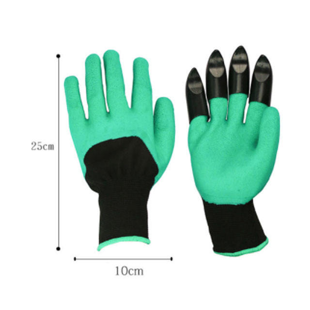 Nevenka gardening gloves with Claws,  Garden Gloves Waterproof and Breathable Working Gloves for Digging and Planting