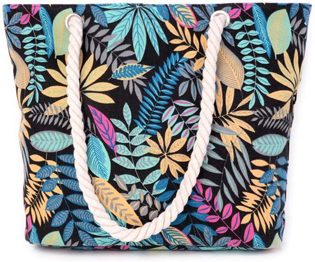 Nevenka Canvas slouch handbags with Zipper Top Handle Tote Beach Bag Shopping Bag