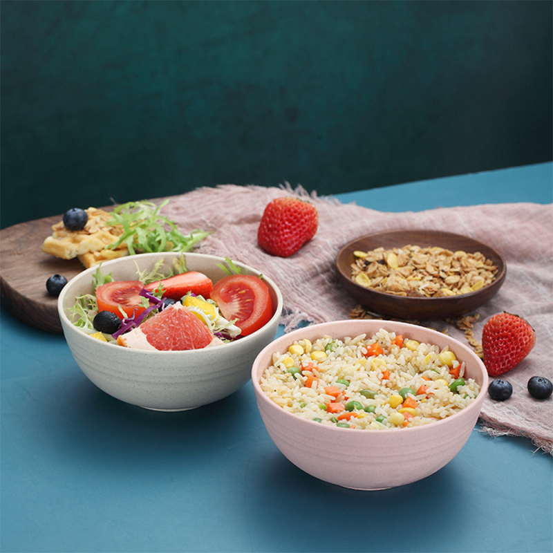 Unbreakable Cereal Bowls, 5 Pack Large Soup Bowls for Adults Kids Dishwasher & Microwave Safe, BPA Free