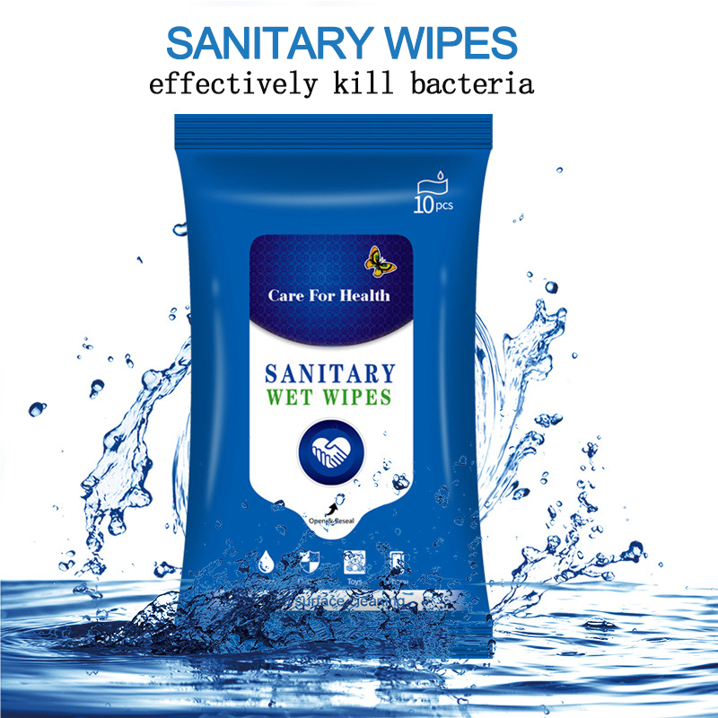 Shower Body Wipes, 10 Individually Wrapped Personal Hygiene Body Wipes for Women and Men, Keep Clean After Gym Travel Camping Outdoors Sports