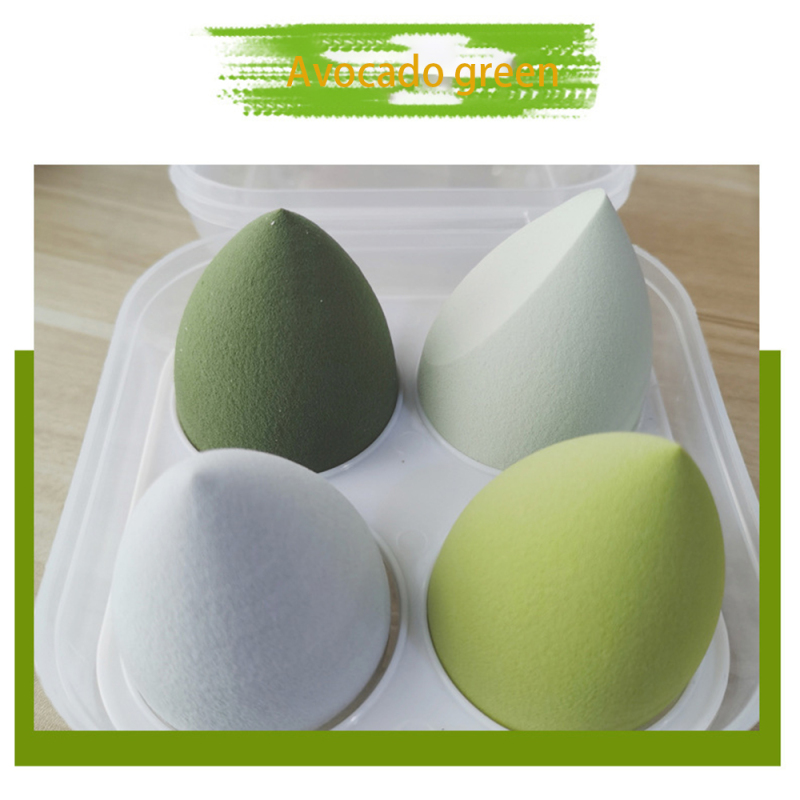 Beauty Eggs Do Not Eat Powder Stir Fried Soft Box Powder Puff Gourd Water Drops Obliquely Cut Dry Wet Dual Use Cosmetic Sponge Makeup Eggs