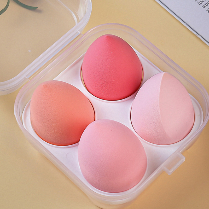 Beauty Eggs Do Not Eat Powder Stir Fried Soft Box Powder Puff Gourd Water Drops Obliquely Cut Dry Wet Dual Use Cosmetic Sponge Makeup Eggs