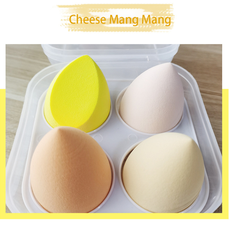 Beauty Eggs Do Not Eat Powder Stir Fried Soft Box Powder Puff Gourd Water Drops Obliquely Cut Dry Wet Dual Use Cosmetic Sponge Makeup Eggs