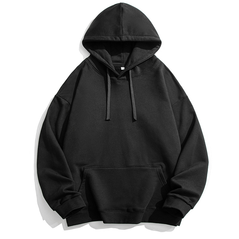 Unisex Mens Ladies Plain Hoodie Casual Pullover Hoodies Womens Sweatshirt Jumper with Pockets