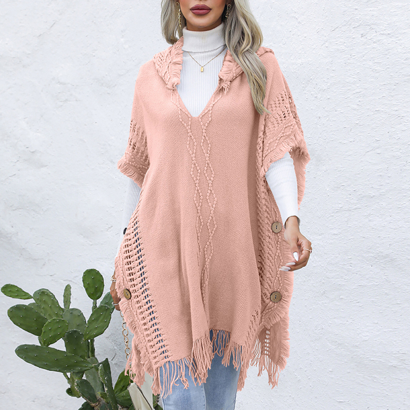 Women Sweater Sweatshirt Knitted Long Sleeve Deep V-Neck Wrap Front Plain Pullover Jumper Blouse