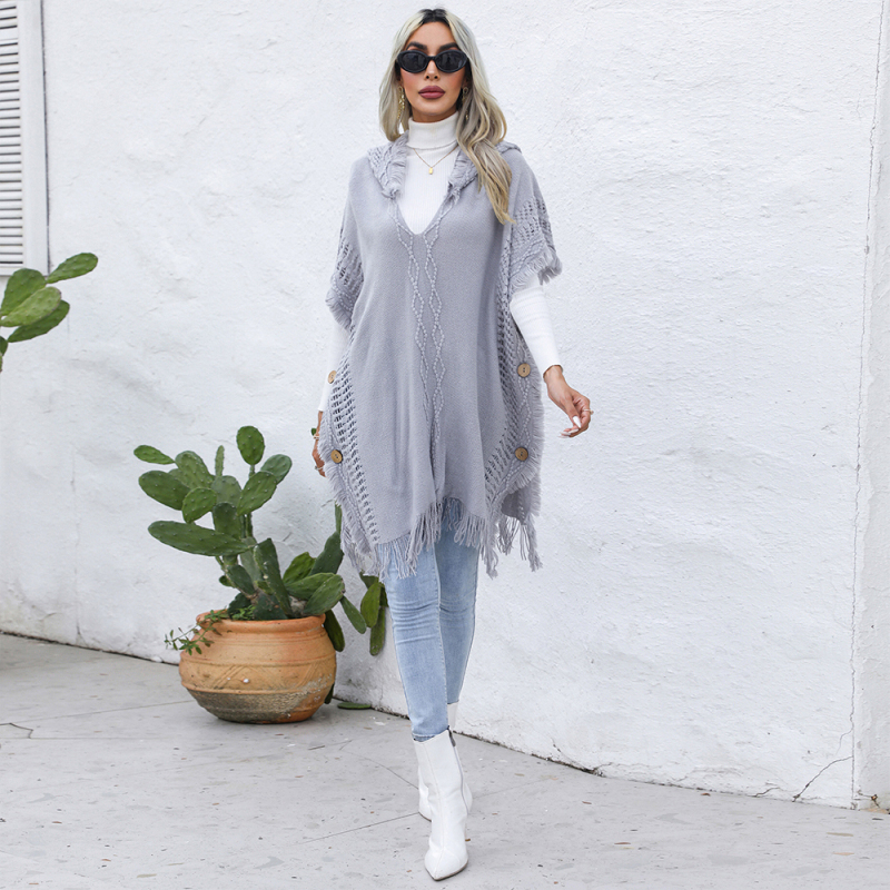 Women Sweater Sweatshirt Knitted Long Sleeve Deep V-Neck Wrap Front Plain Pullover Jumper Blouse