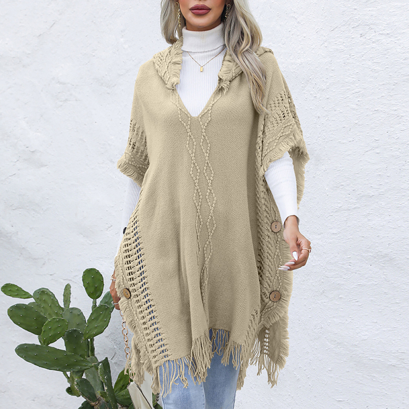 Women Sweater Sweatshirt Knitted Long Sleeve Deep V-Neck Wrap Front Plain Pullover Jumper Blouse